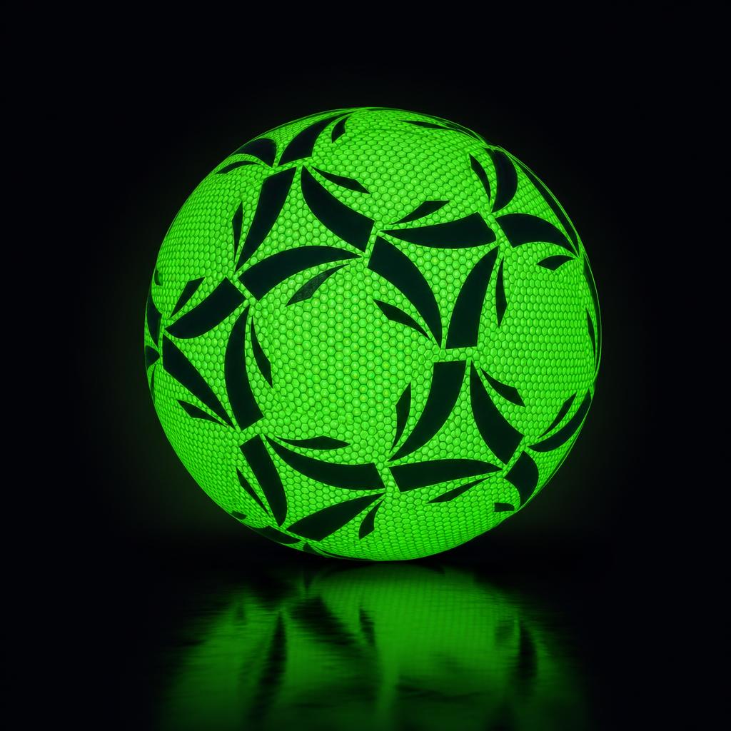 Balón luminoso brillando